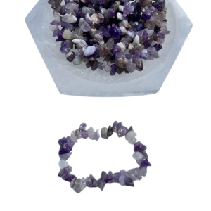 Amethyst Chipstone Bracelet