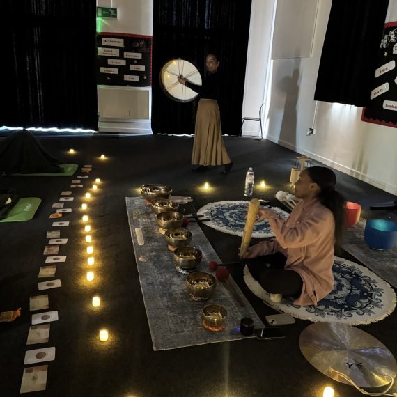 Corporate Sound Healing London workplace wellness session