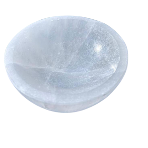 Round Selenite Charging Bowl 8cm from Dahni’s Energy Healing